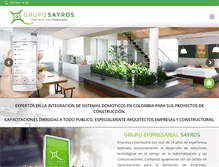Tablet Screenshot of gruposayros.com